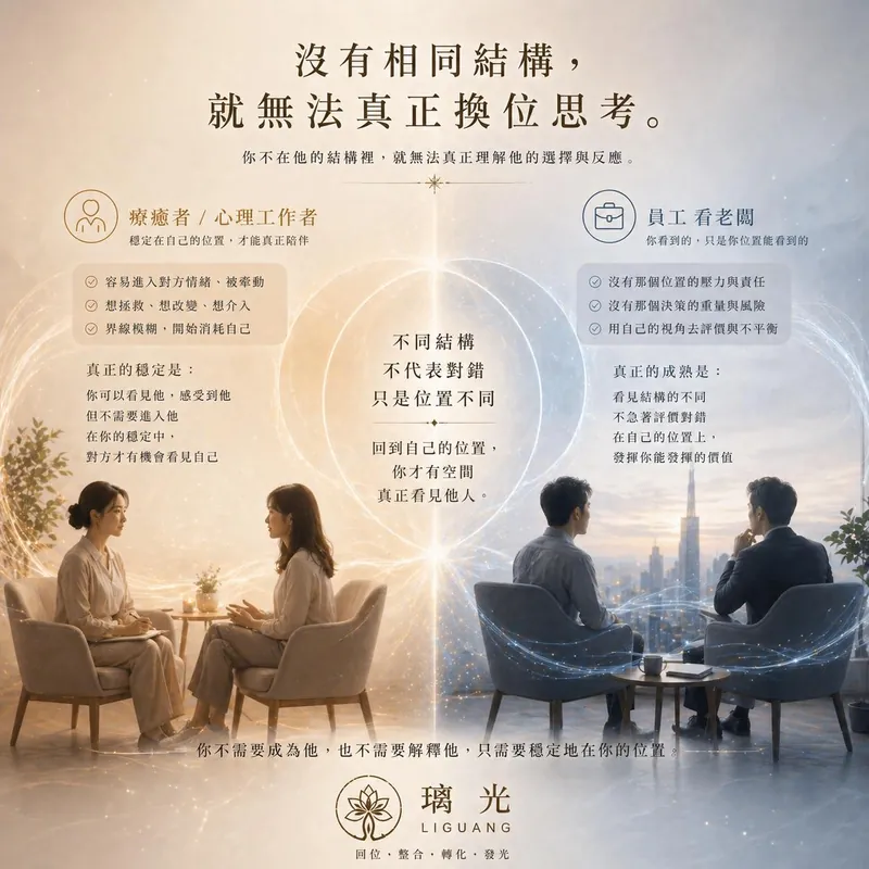 在不同關係裡，會長出完全不同的盲點與責任