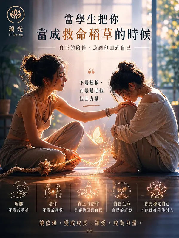當學生把你當成救命稻草的時候：探討瑜伽老師與療癒者的師生界線